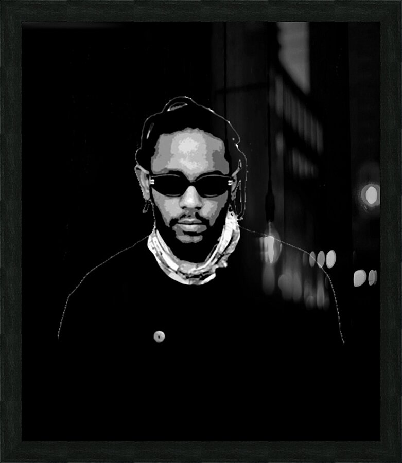 Kendrick Lamar 55 Picture Frame print