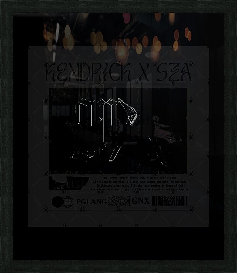 Kendrick Lamar 59 Picture Frame print