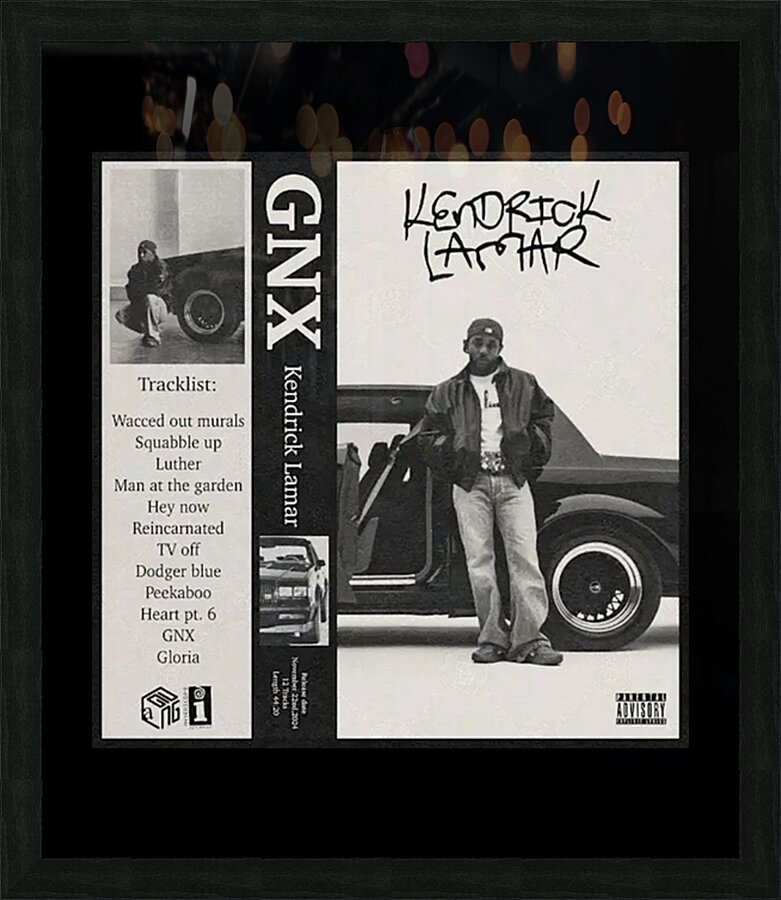 Kendrick Lamar 60 Picture Frame print
