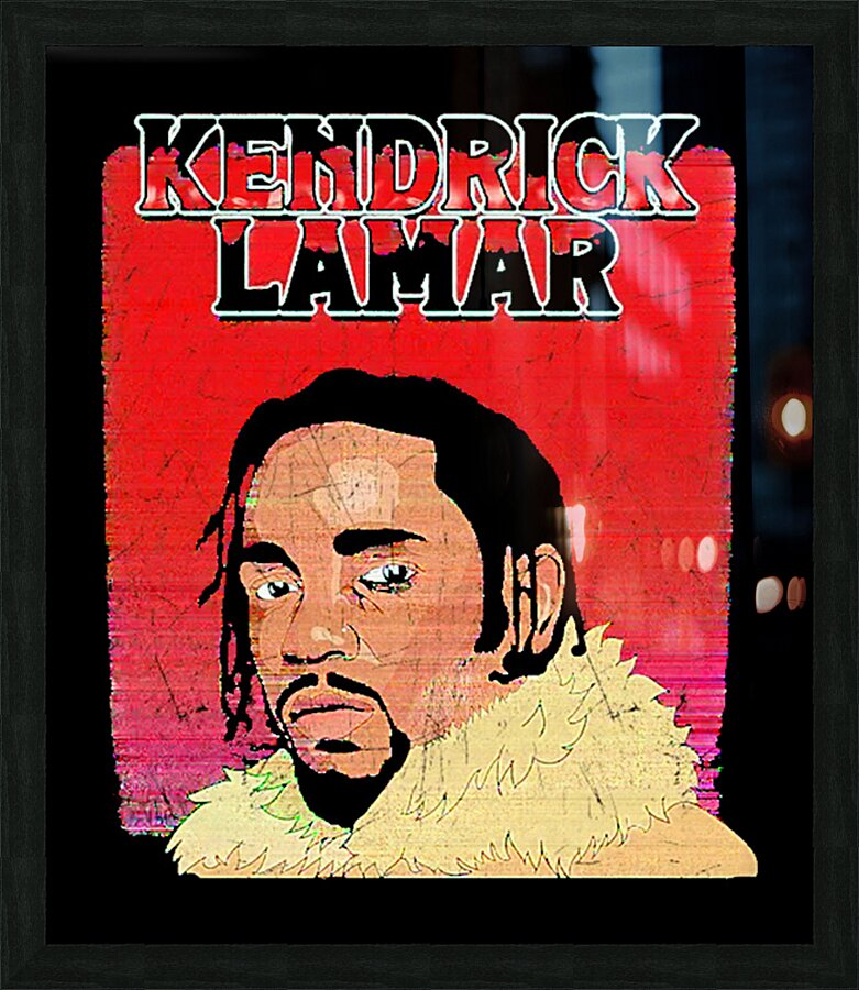 Kendrick Lamar 64 Picture Frame print