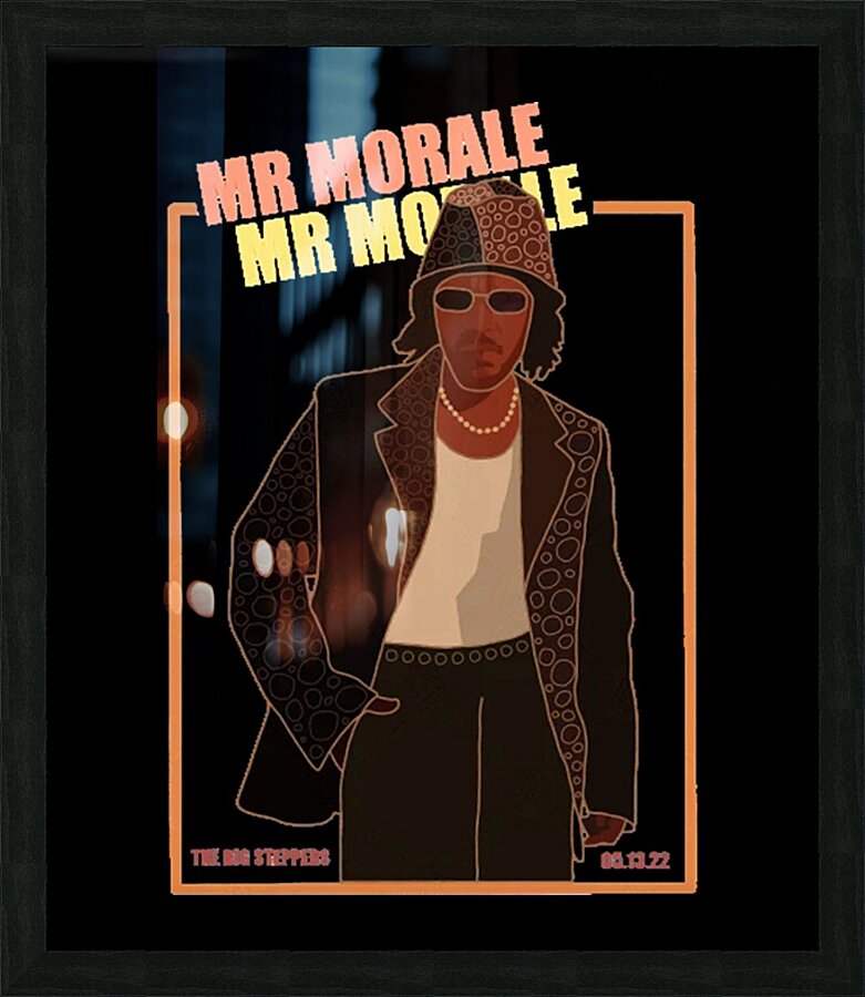 Kendrick Lamar 1 Picture Frame print