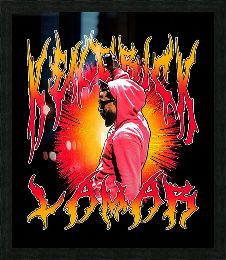 Kendrick Lamar 5 Picture Frame print