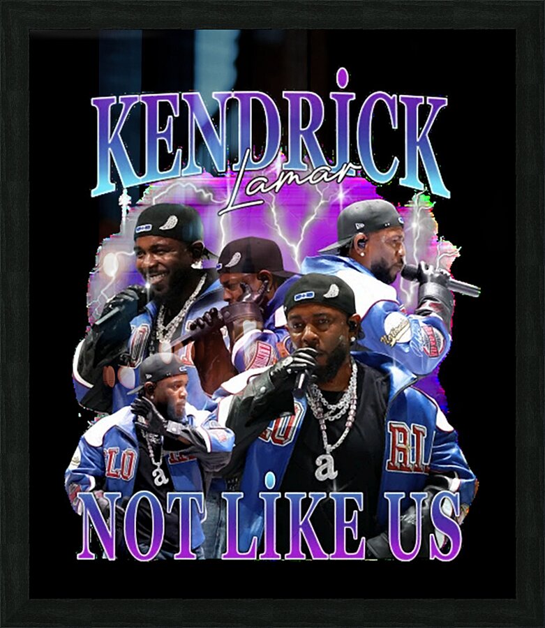 Kendrick Lamar 12 Picture Frame print