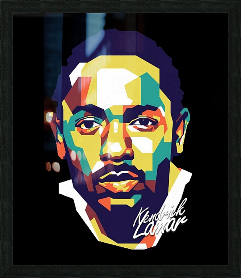 Kendrick Lamar 14 Picture Frame print