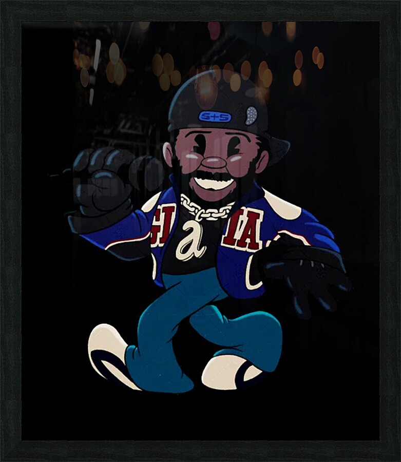 Kendrick Lamar 17 Picture Frame print