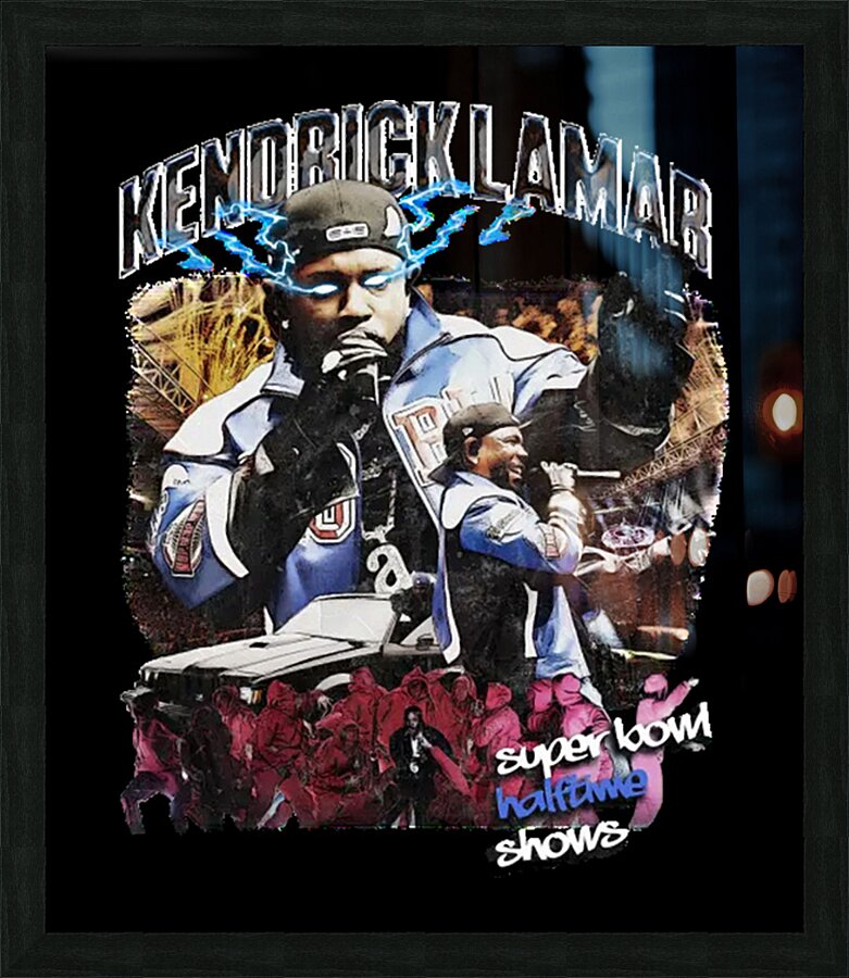 Kendrick Lamar 22 Picture Frame print