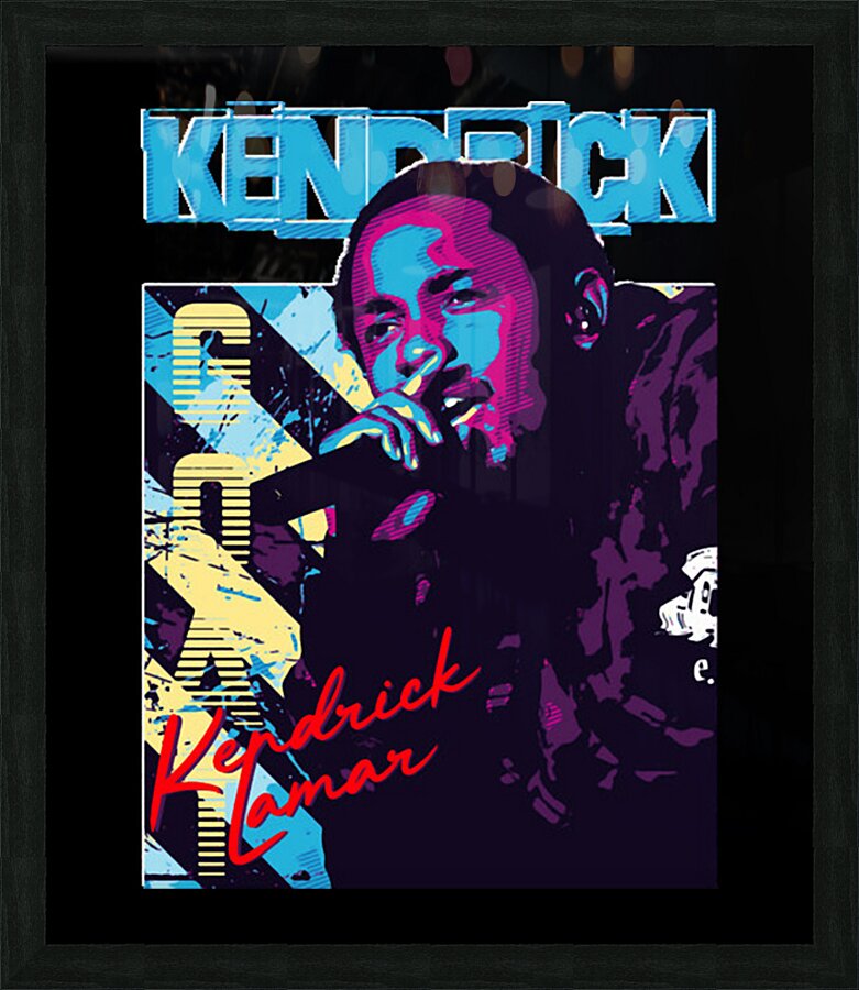 Kendrick Lamar 23 Picture Frame print