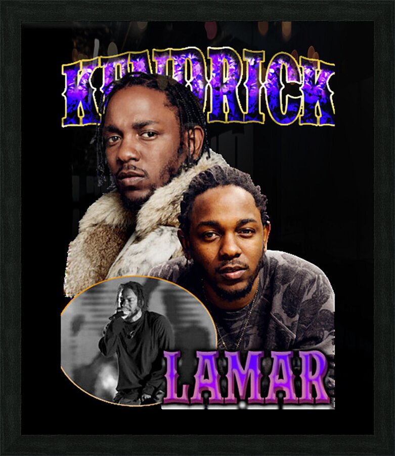 Kendrick Lamar 30 Picture Frame print
