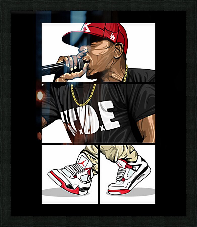 Kendrick Lamar 31 Picture Frame print