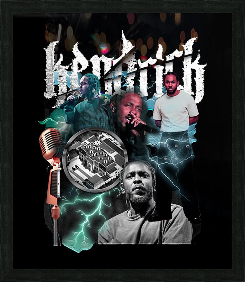 Kendrick Lamar 32 Picture Frame print