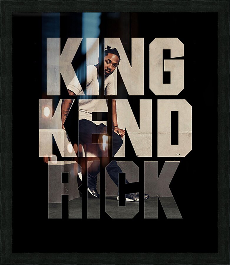 Kendrick Lamar 33 Picture Frame print