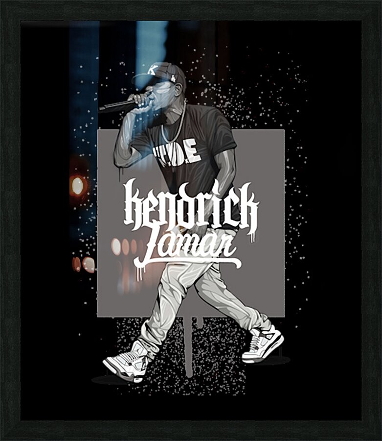 Kendrick Lamar 35 Picture Frame print