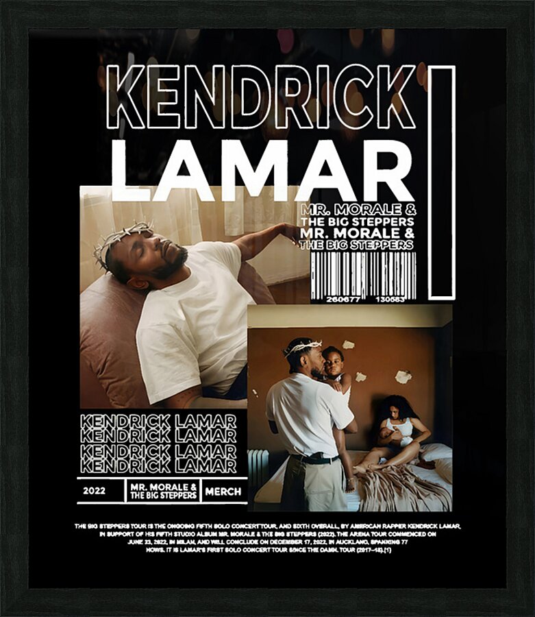 Kendrick Lamar 38 Picture Frame print