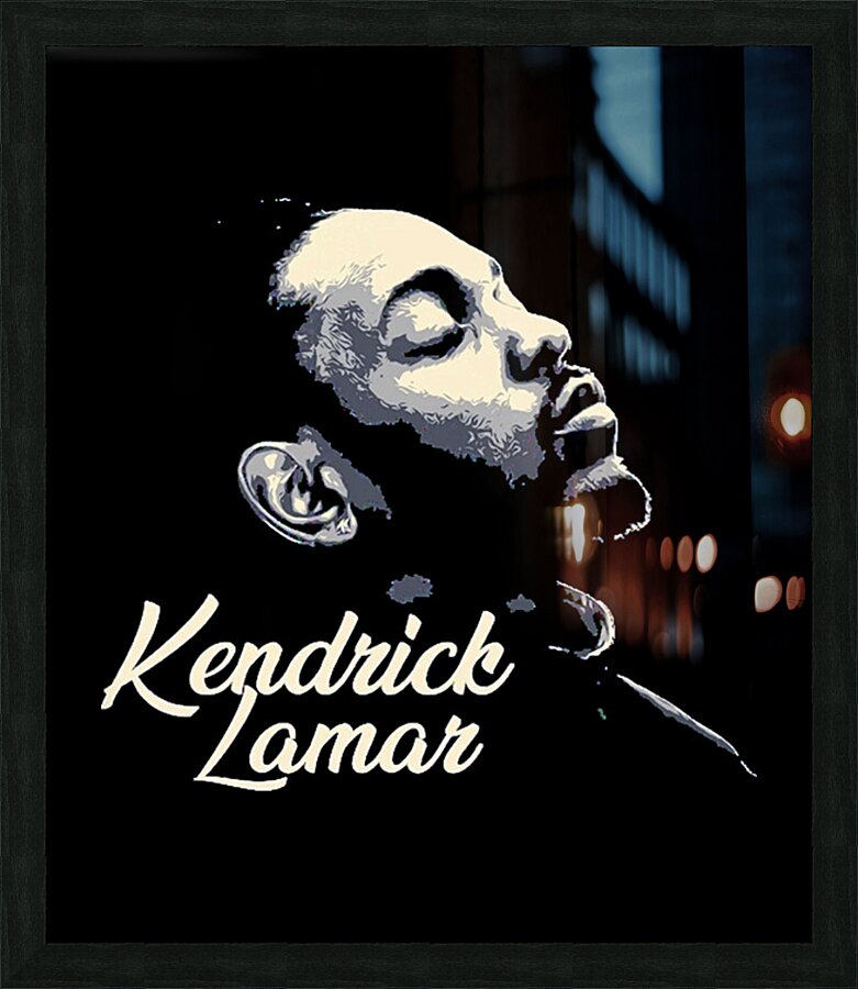 Kendrick Lamar 39 Picture Frame print