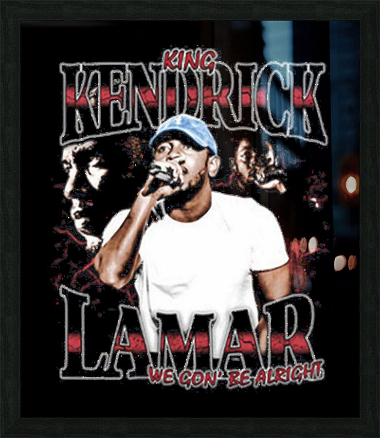 Kendrick Lamar 42 Picture Frame print