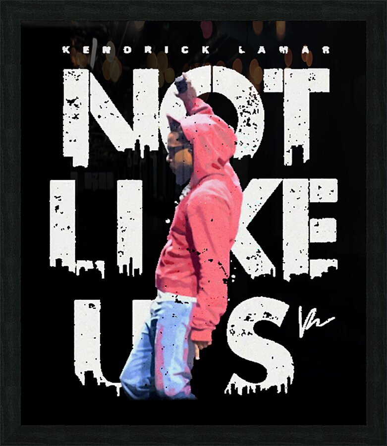 Kendrick Lamar 43 Picture Frame print
