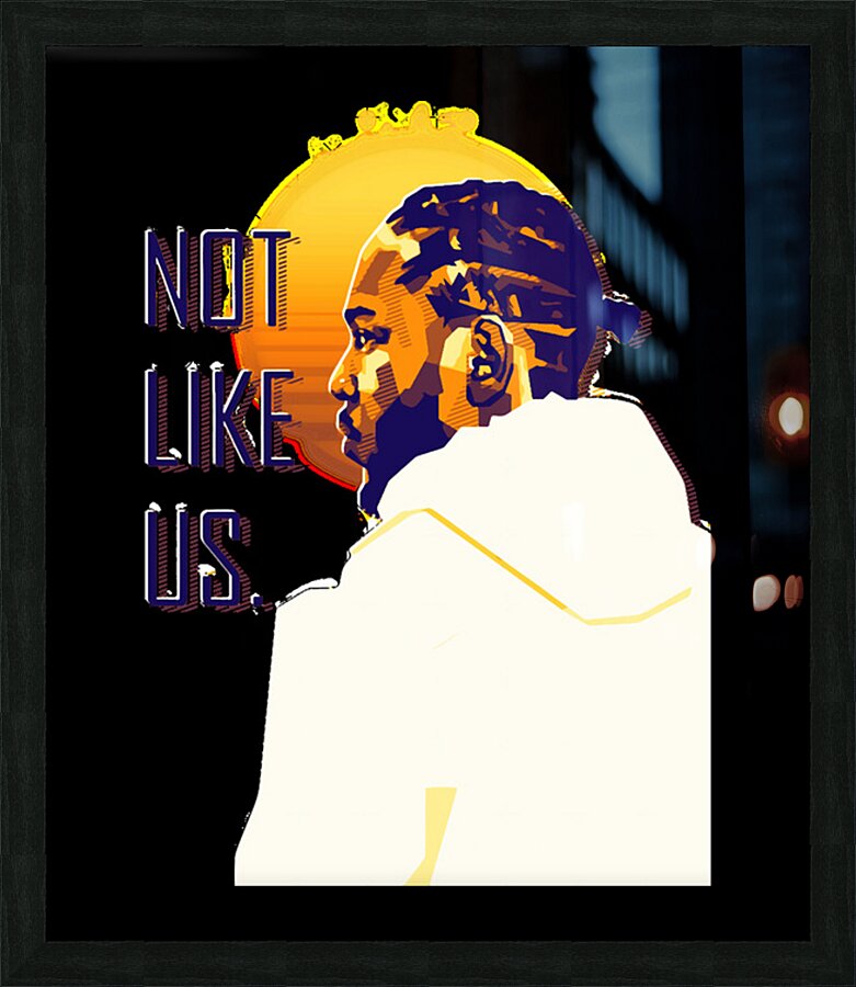 Kendrick Lamar 44 Picture Frame print