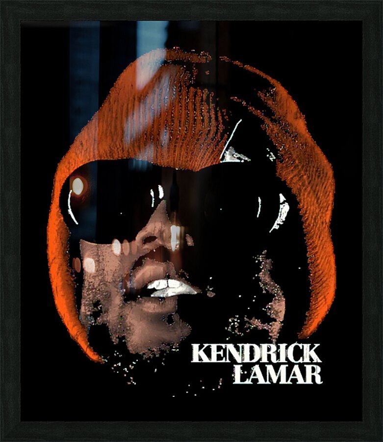 Kendrick Lamar 45 Picture Frame print
