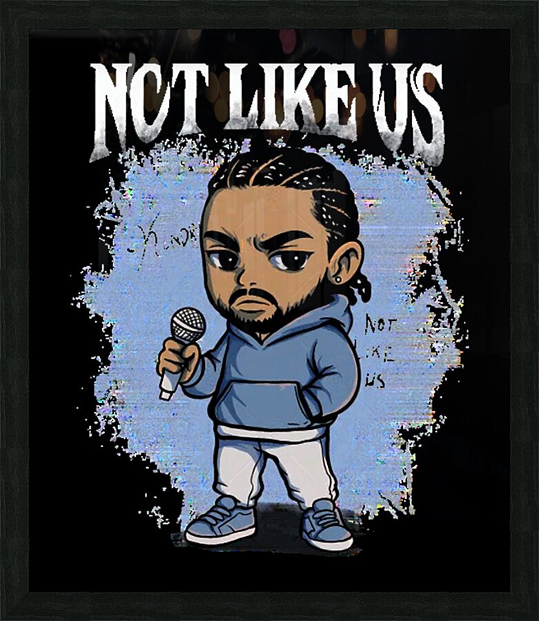 Kendrick Lamar 49 Picture Frame print