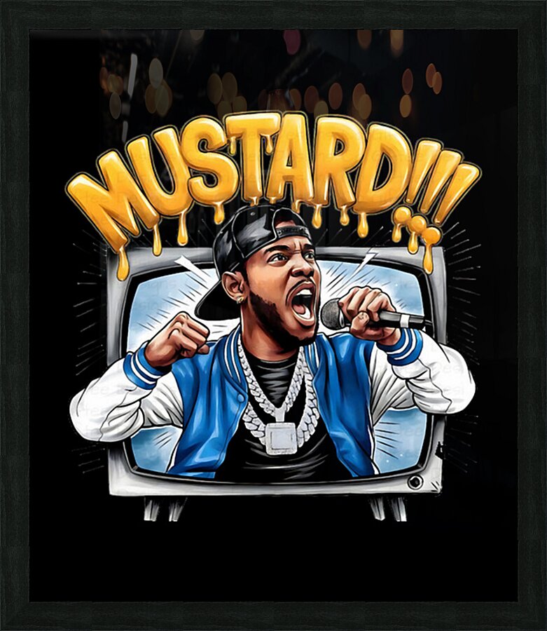 Kendrick Lamar 50 Picture Frame print