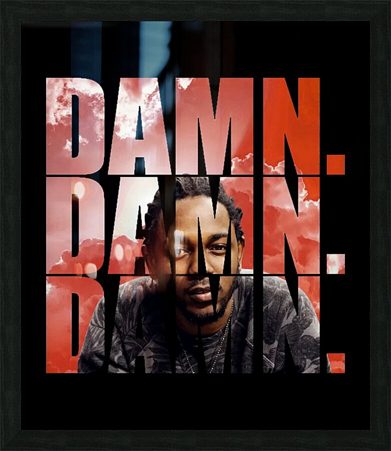Kendrick Lamar 53 Picture Frame print