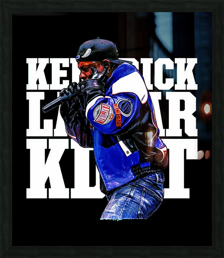 Kendrick Lamar 55 Picture Frame print