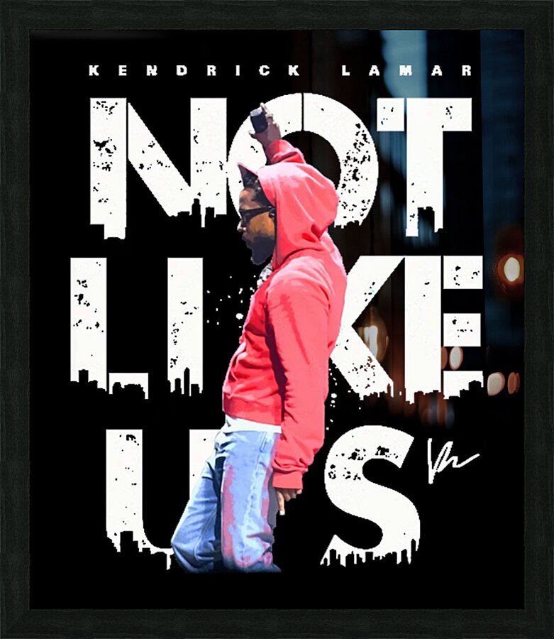 Kendrick Lamar 57 Picture Frame print