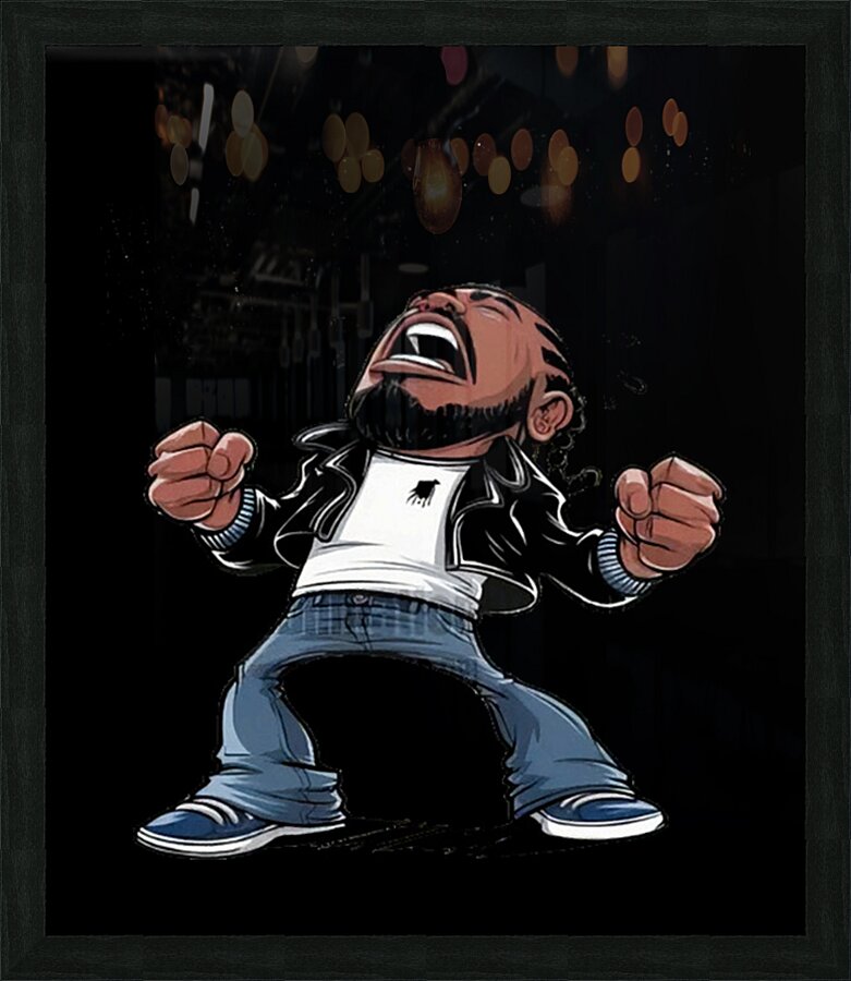 Kendrick Lamar 58 Picture Frame print