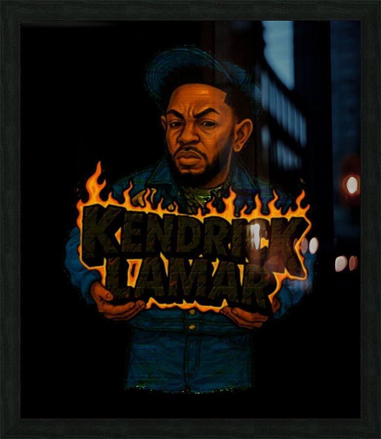 Kendrick Lamar 60 Picture Frame print