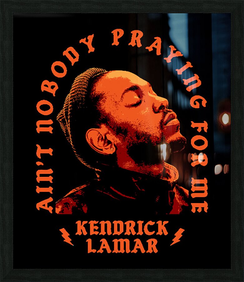 Kendrick Lamar 64 Picture Frame print