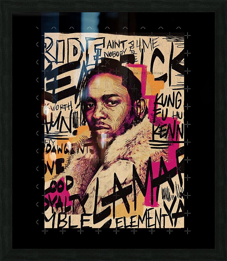 Kendrick Lamar 2 Picture Frame print