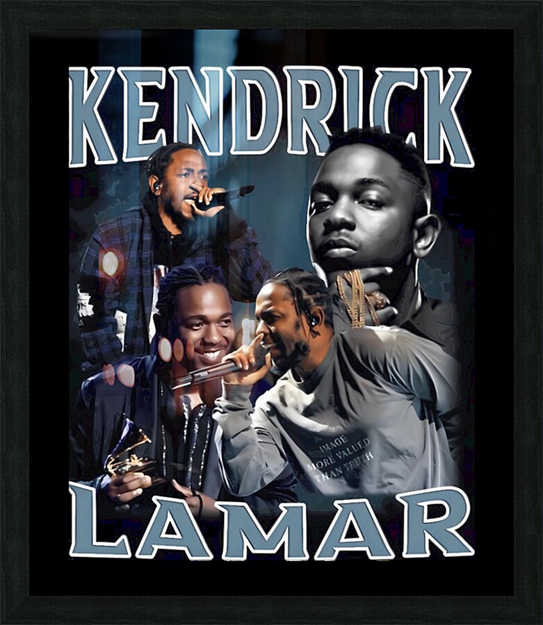Kendrick Lamar 4 Picture Frame print