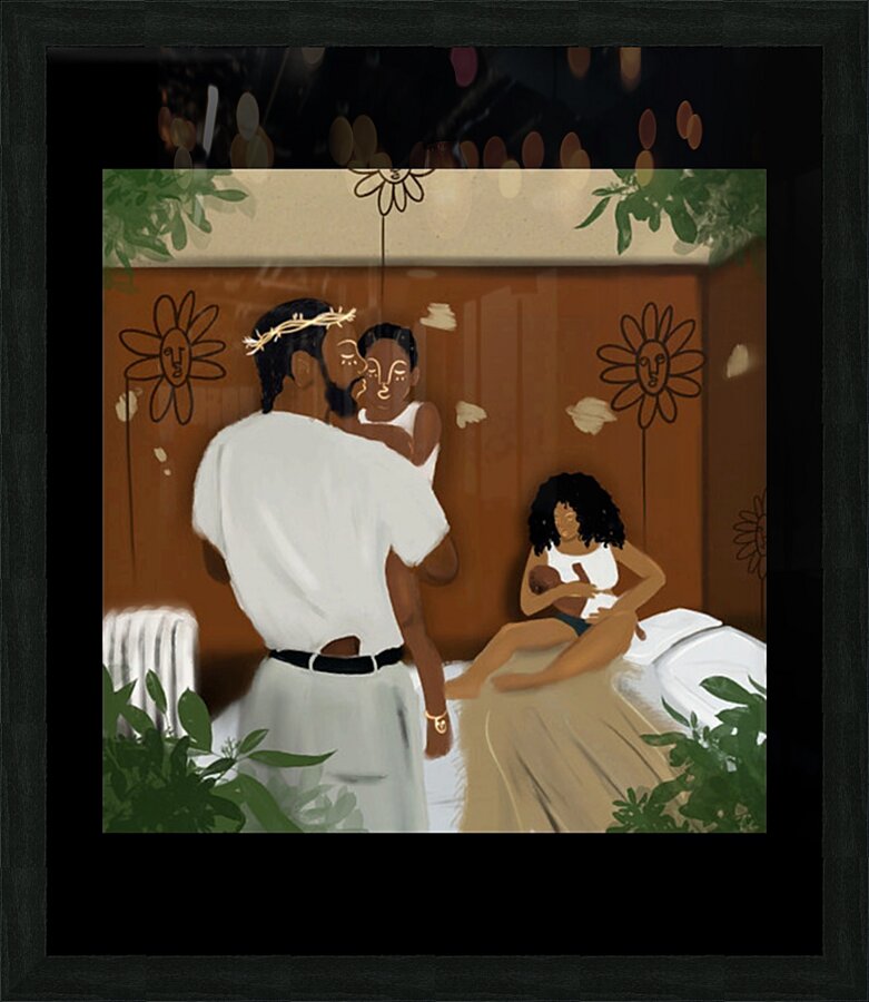 Kendrick Lamar 5 Picture Frame print