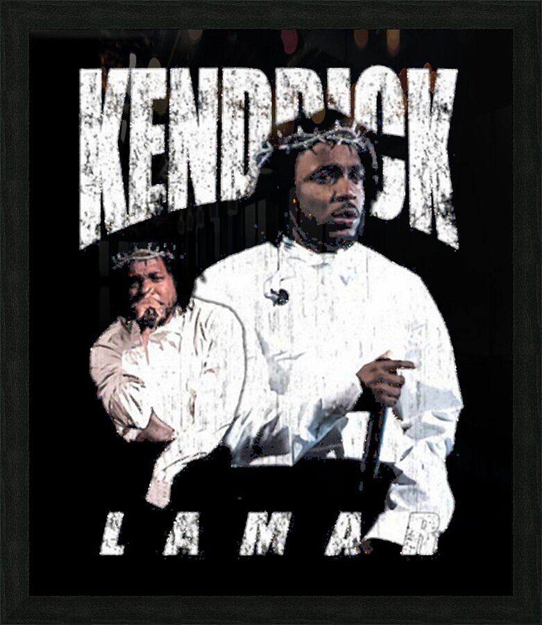 Kendrick Lamar 17 Picture Frame print