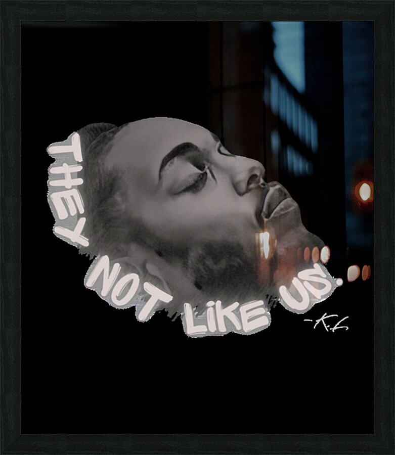 Kendrick Lamar 18 Picture Frame print