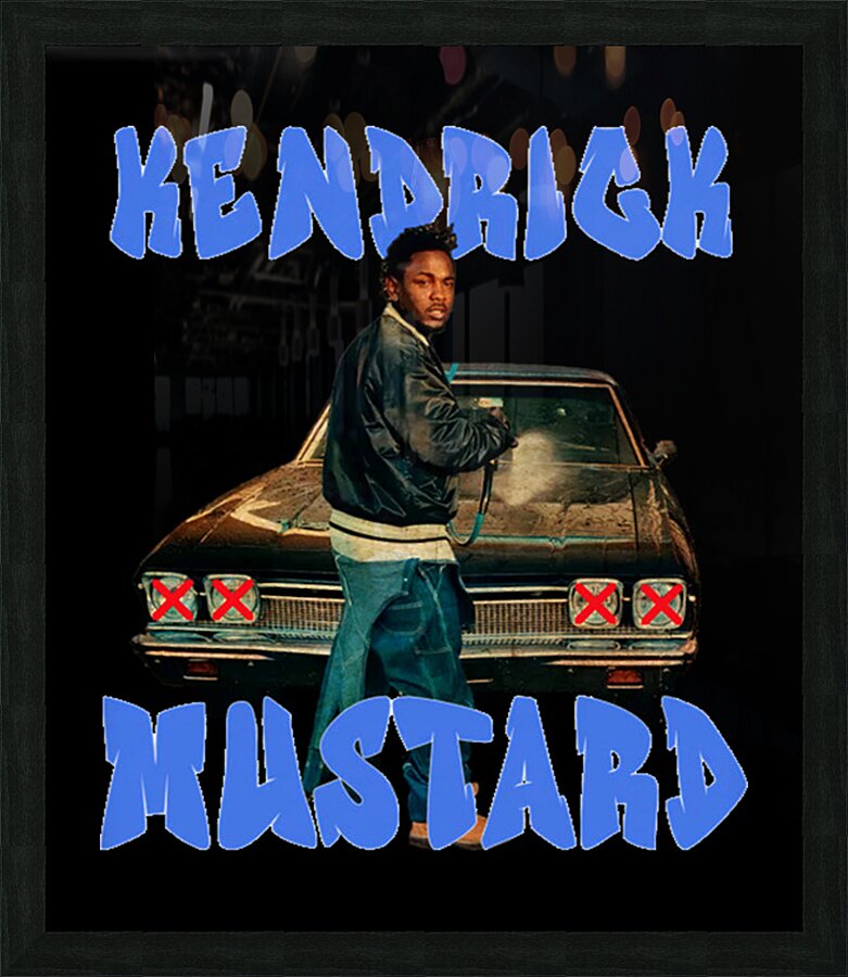 Kendrick Lamar 19 Picture Frame print