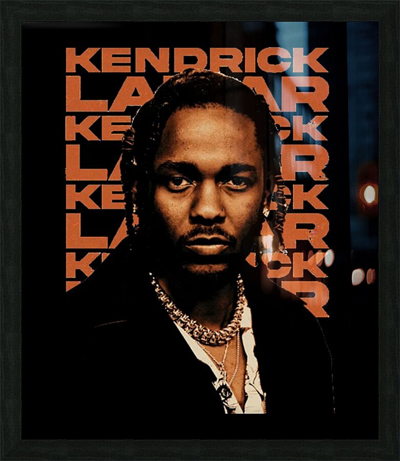 Kendrick Lamar 20 Picture Frame print