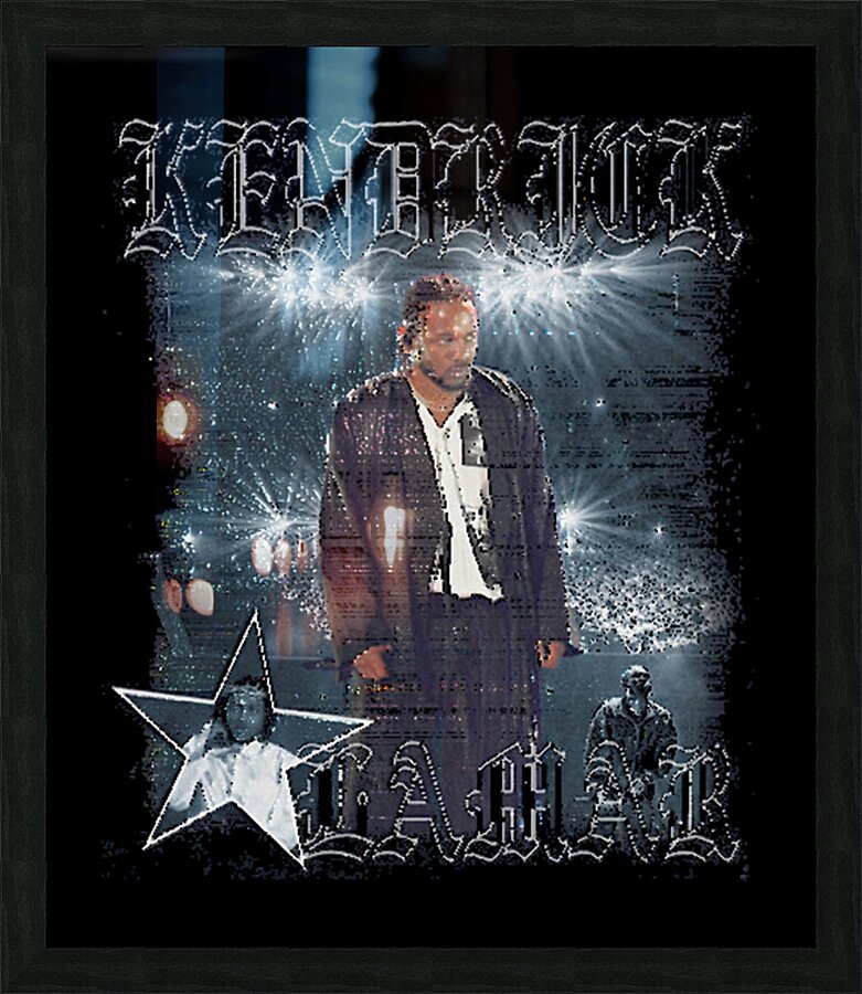Kendrick Lamar 21 Picture Frame print