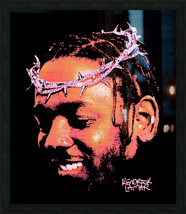 Kendrick Lamar 25 Picture Frame print