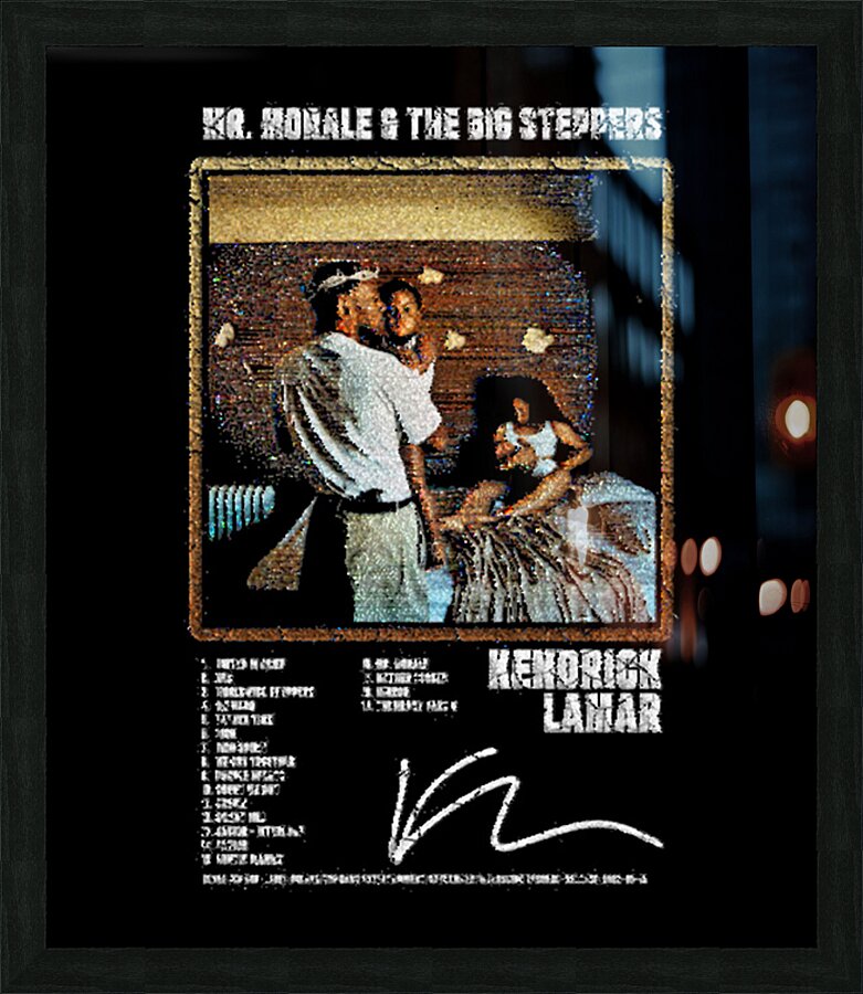 Kendrick Lamar 28 Picture Frame print