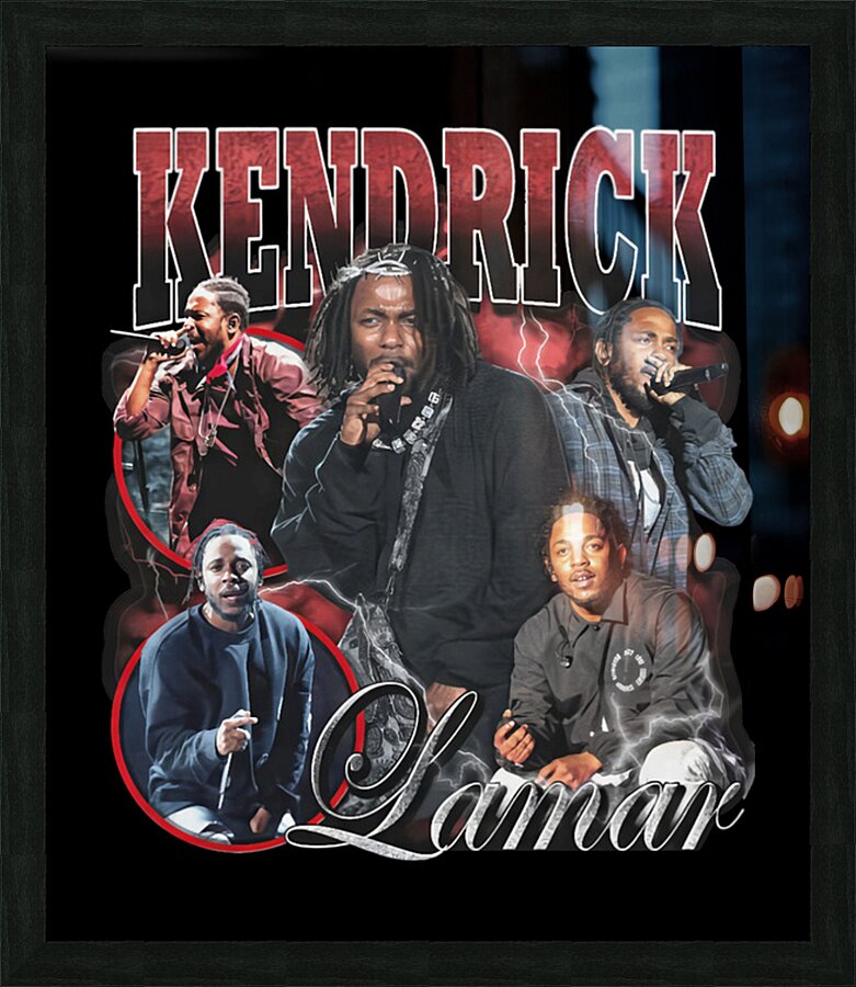 Kendrick Lamar 32 Picture Frame print