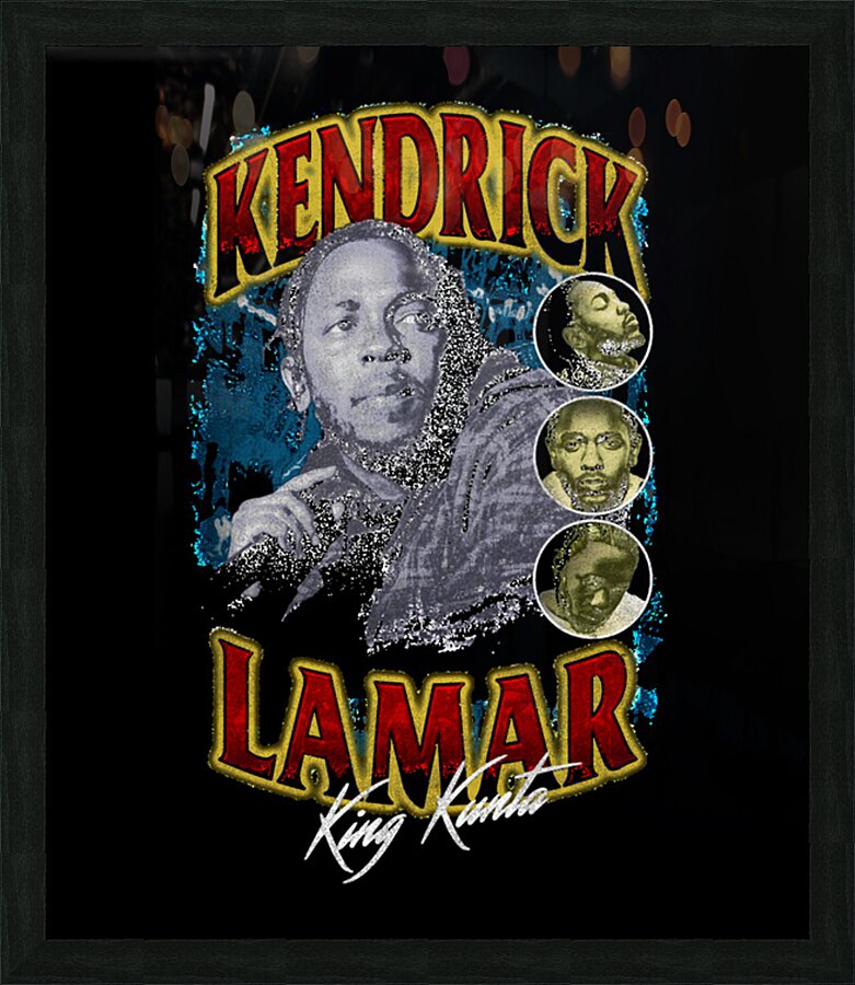 Kendrick Lamar 33 Picture Frame print