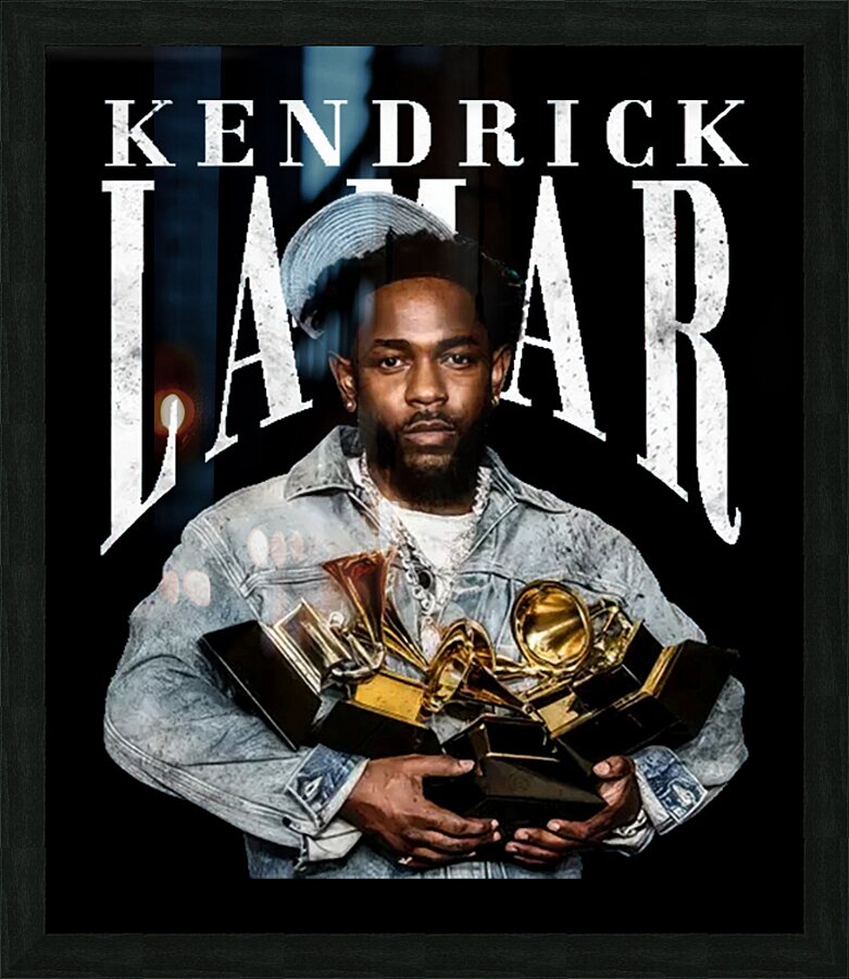 Kendrick Lamar 34 Picture Frame print