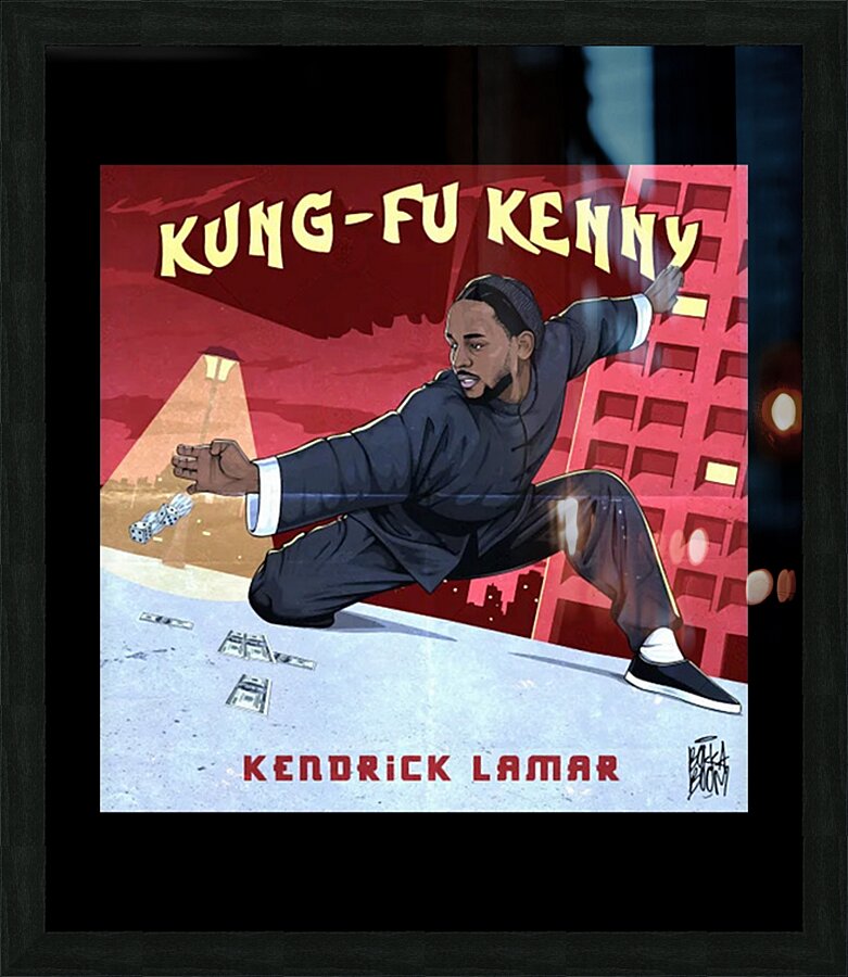 Kendrick Lamar 40 Picture Frame print