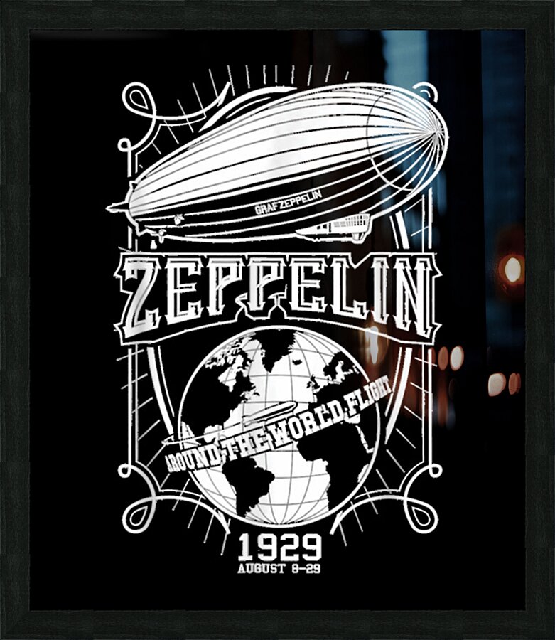 Led Zeppelin 5 Picture Frame print