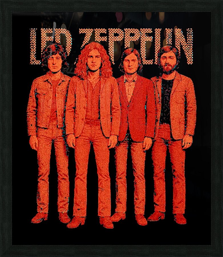 Led Zeppelin 9 Picture Frame print