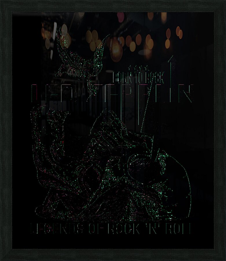 Led Zeppelin 21 Picture Frame print
