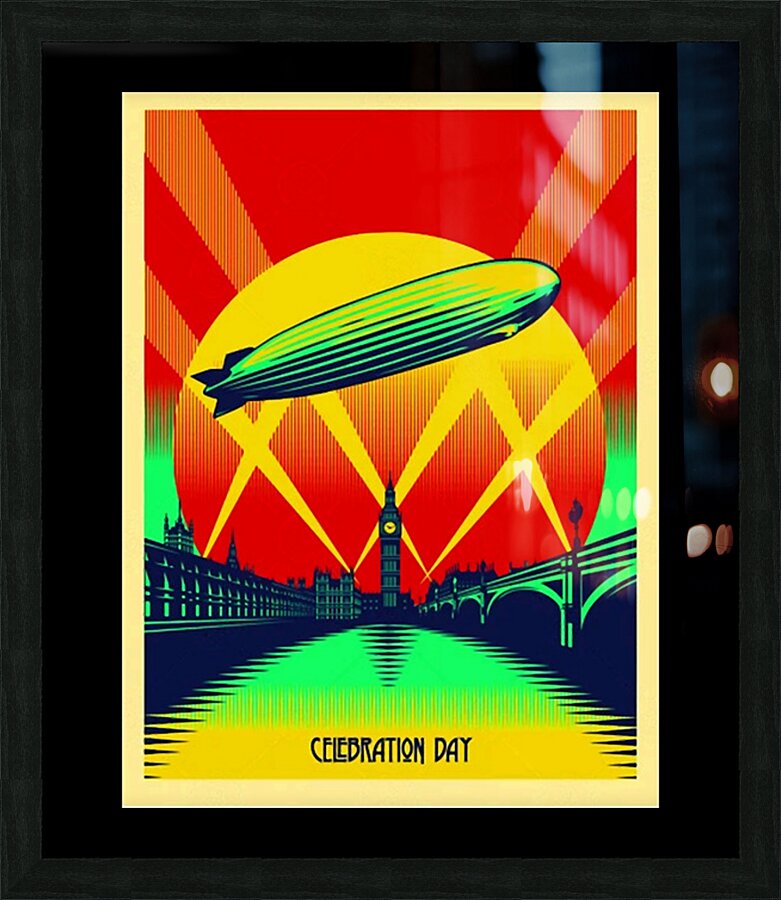 Led Zeppelin 35 Picture Frame print