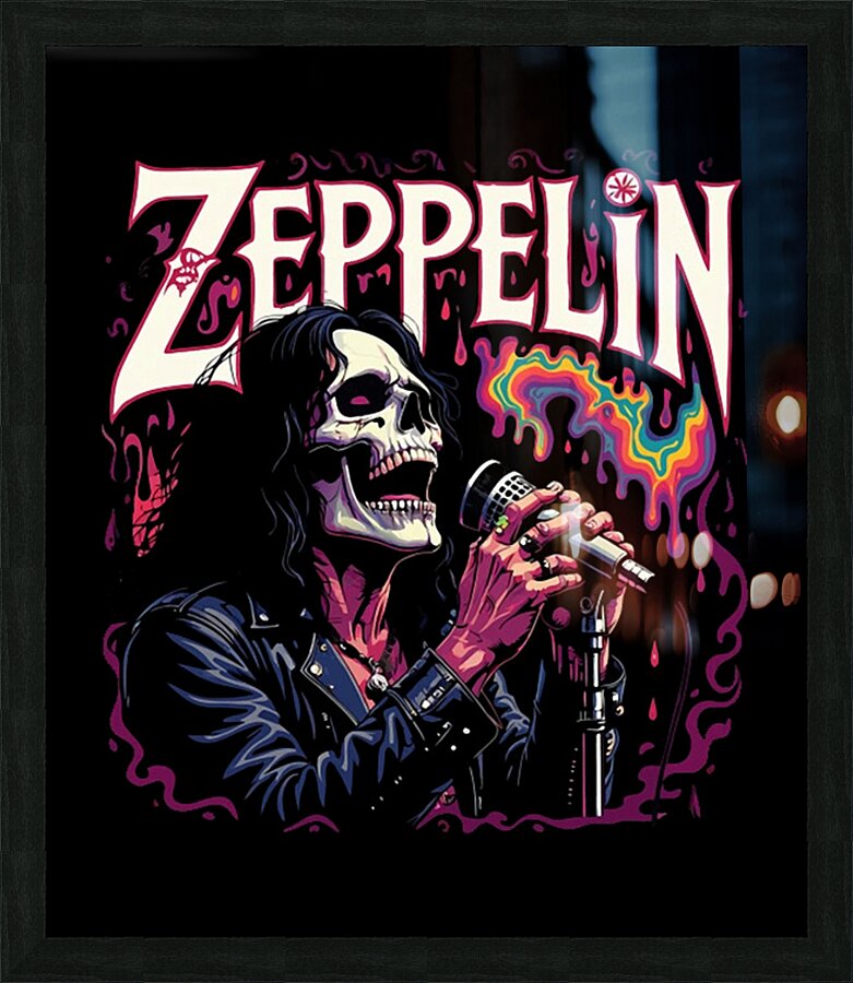 Led Zeppelin 38 Picture Frame print