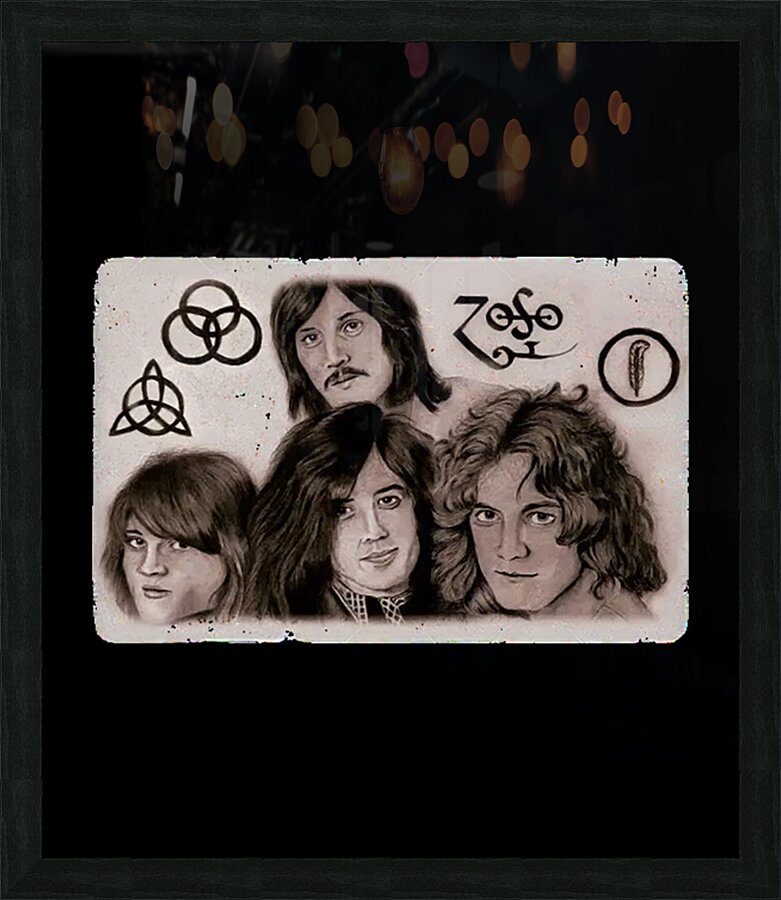 Led Zeppelin 41 Picture Frame print